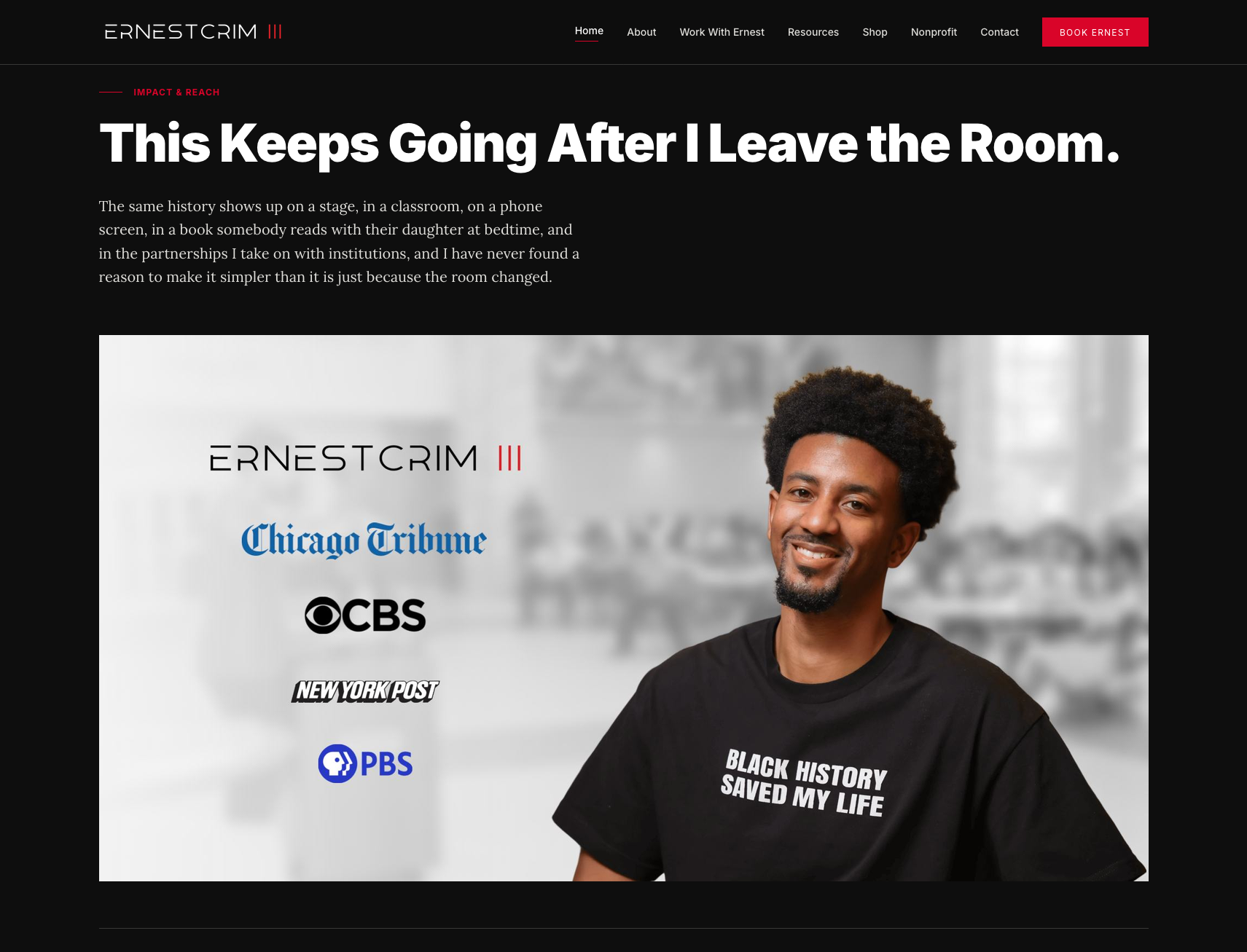 Ernest Crim III homepage